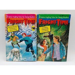 Lot of 2 FRIGHT TIME Vintage Paperback Books Scary Tales 90s